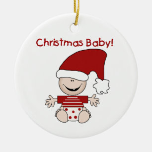 Ornement Customisé de Noël bébé