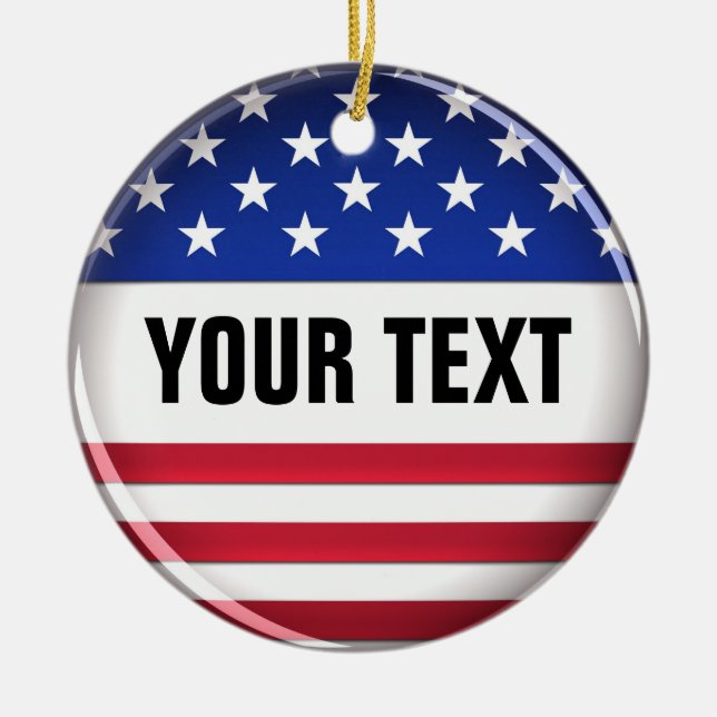 Ornement customisé des Etats-Unis (Devant)