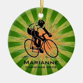 Ornement cycliste personnalisé