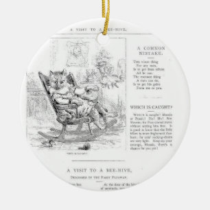 Ornement d'abeilles de livre d'histoire