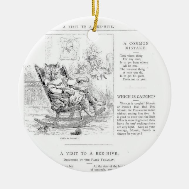 Ornement d'abeilles de livre d'histoire (Devant)