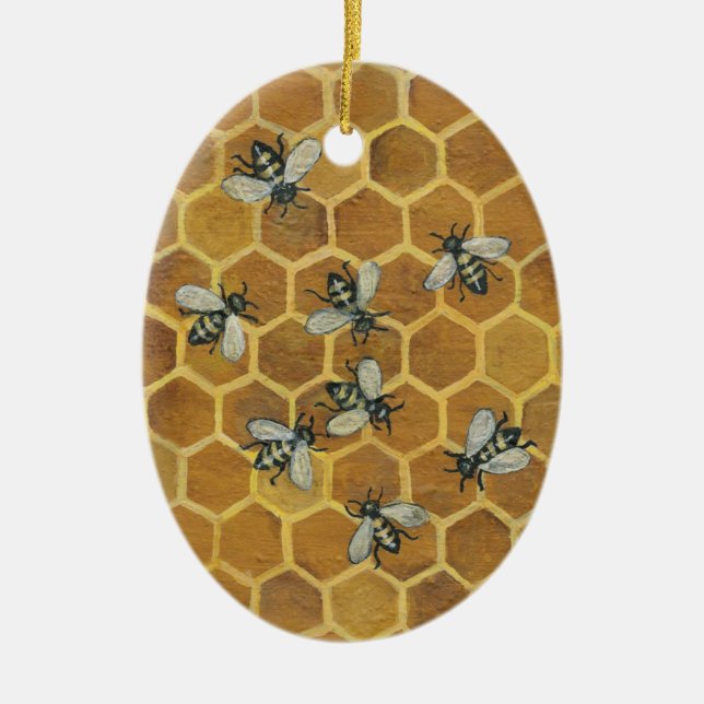 Ornement d'abeilles de miel (Devant)