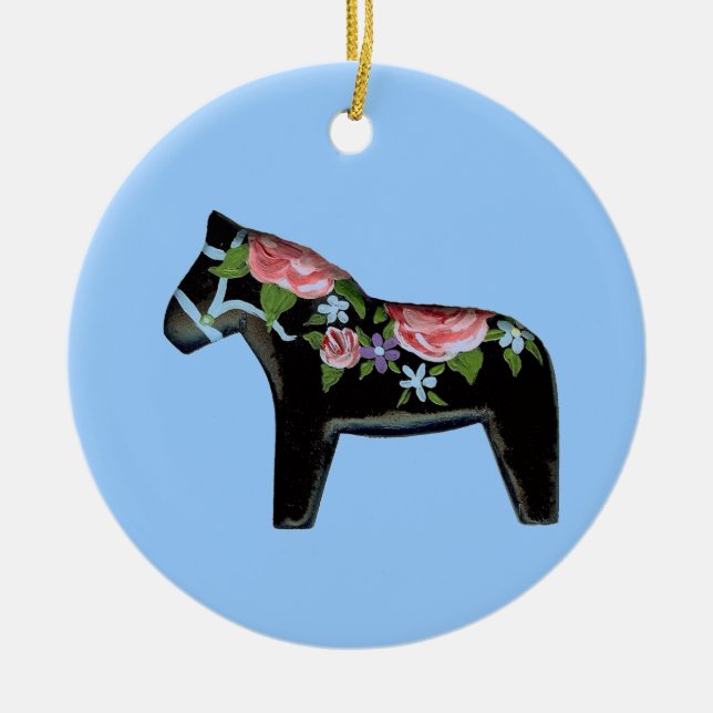 Ornement Dala Horse (Devant)