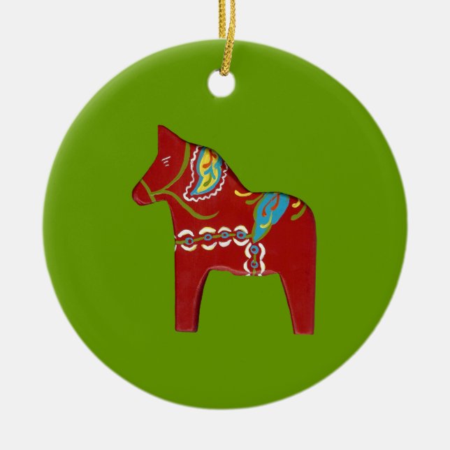 Ornement Dala Horse (Devant)