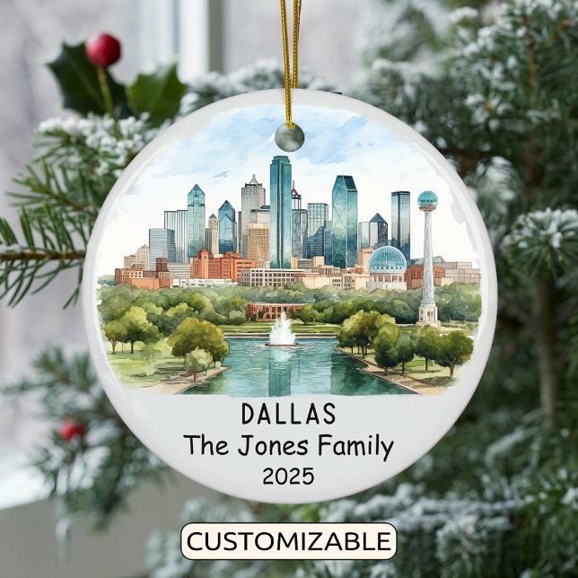 Ornement Dallas personnalisé, Texas (Créateur téléchargé)