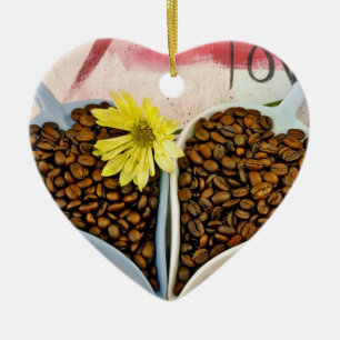 Ornement d'amants de café