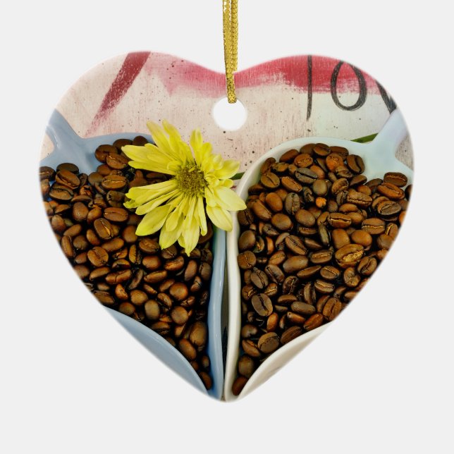 Ornement d'amants de café (Devant)