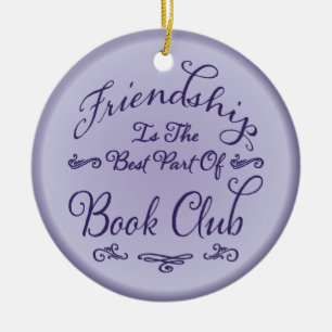 Ornement d'amitié de club de lecture