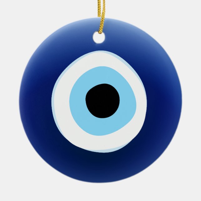 Ornement d'amulette d'oeil mauvais (Devant)