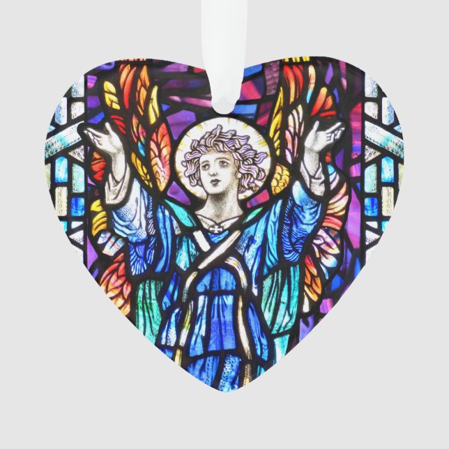 Ornement d'ange coloré (devant)