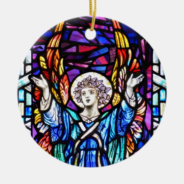 Ornement d'ange coloré (Devant)