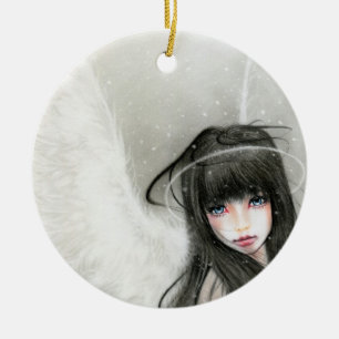 Ornement d'ange de neige