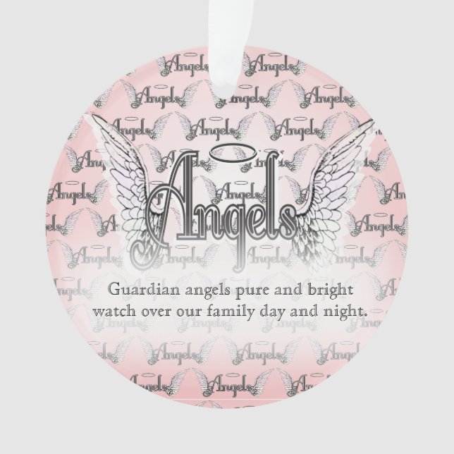 Ornement d'anges gardien (devant)