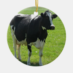 Ornement d'animal de ferme de vache