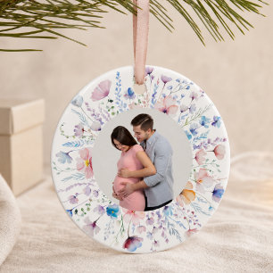 Ornement d'annonce de grossesse pour grands-parent