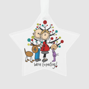 Ornement dans l'expectative d'acrylique de chien