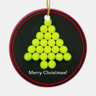 Ornement d'arbre de balles de tennis