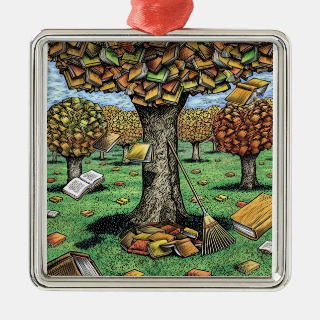 Ornement d'arbre de livre (Devant)