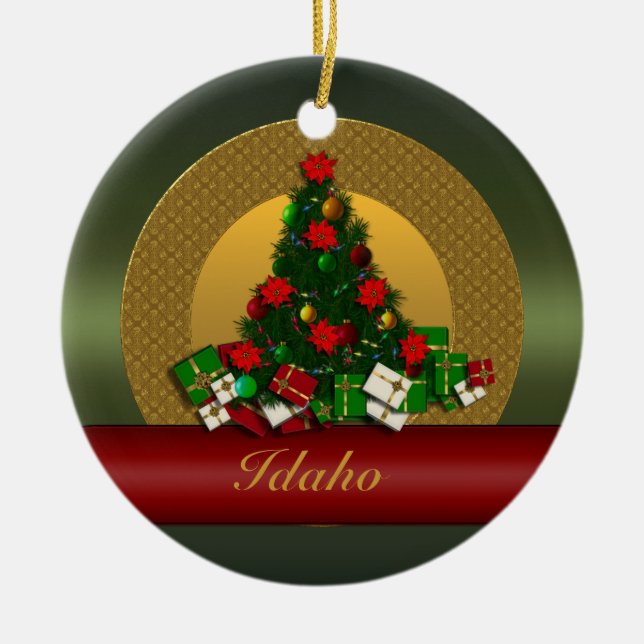 Ornement d'arbre de Noël de l'Idaho (Devant)
