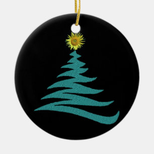 Ornement d'arbre de Noël d'espoir - rond