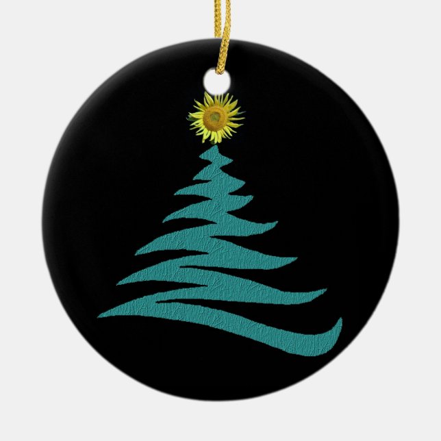 Ornement d'arbre de Noël d'espoir - rond (Devant)