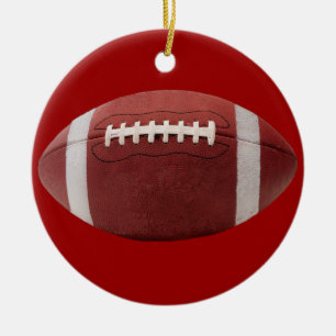 Ornement d'arbre de Noël du football
