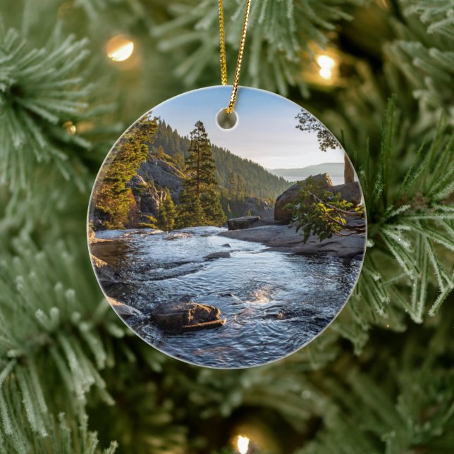 Ornement d'arbre de Noël du lac Tahoe (Arbre)