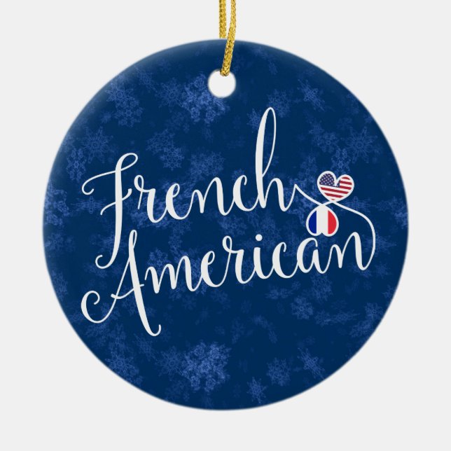 Ornement d'arbre de Noël en France (Devant)