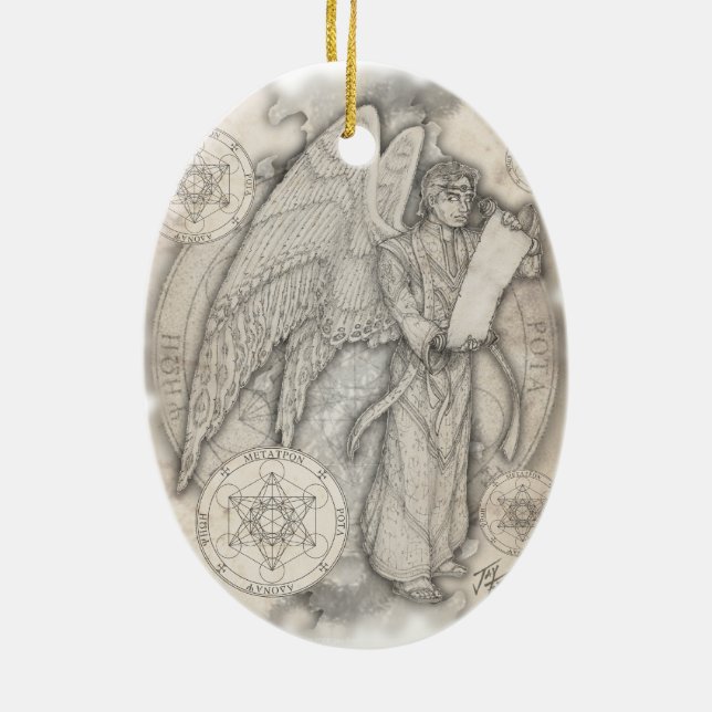 Ornement d'Arkhangel Metatron (Dos)