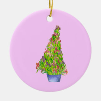 Ornement d'art iris de Noël