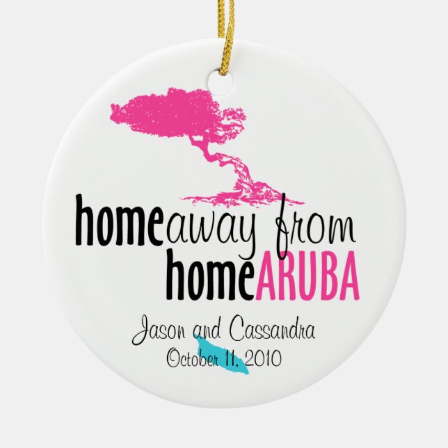 Ornement d'Aruba - non domestique à la maison (Devant)