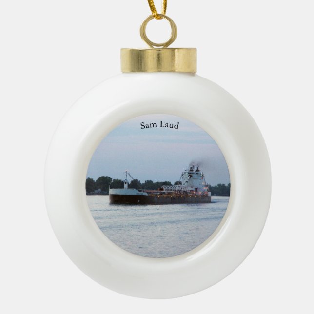 Ornement de balle ou de flocon de neige Sam Laud (Devant)