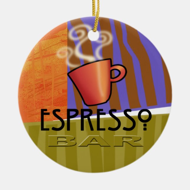 Ornement de barre de café express (Devant)