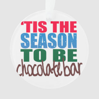 Ornement de barre de chocolat
