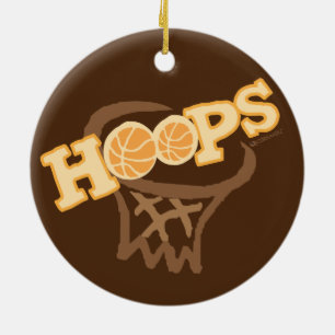 ORNEMENT DE BASKET-BALL DE CERCLES