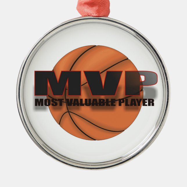 ORNEMENT DE BASKET-BALL DE MVP (Devant)