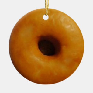 Ornement de beignet vitré