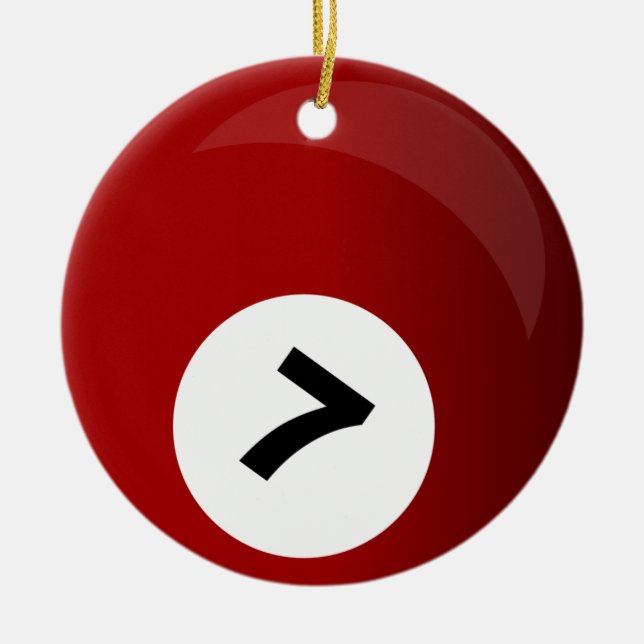 ornement de billiards (Devant)