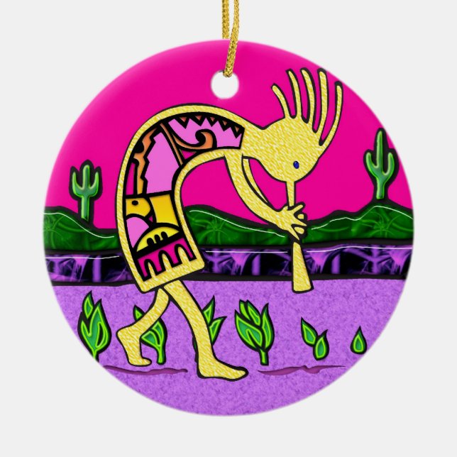 Ornement de bonne chance Kokopelli (Devant)