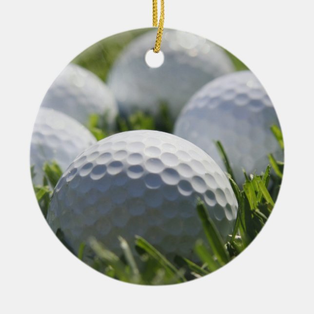 Ornement de boules de golf (Devant)