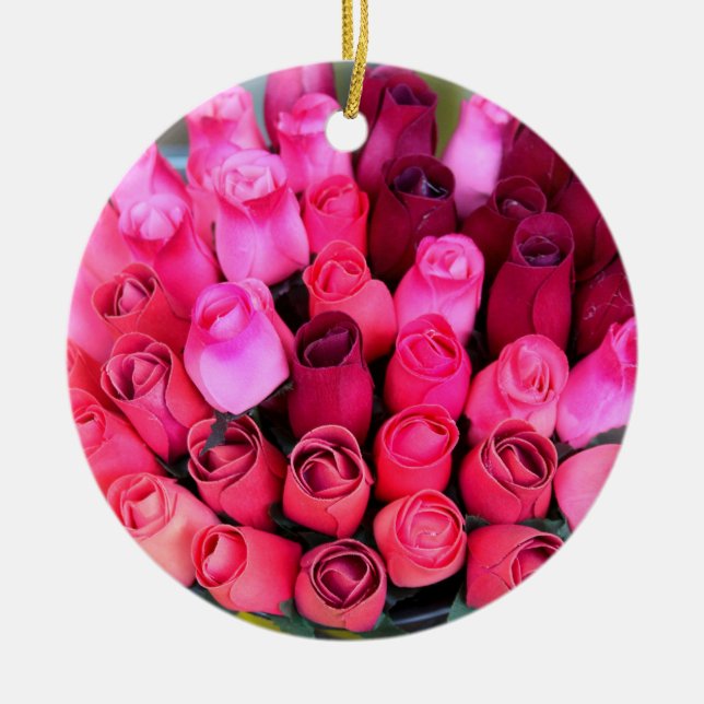 ornement de bouquet de rose (Devant)