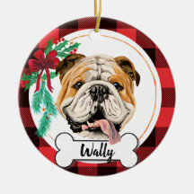 Ornement de Bulldog anglais