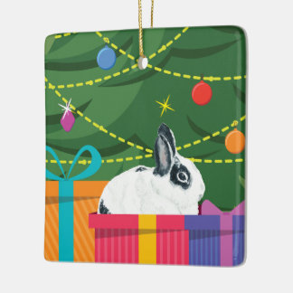 Ornement de cadeau de Noël de Marlon Bundo