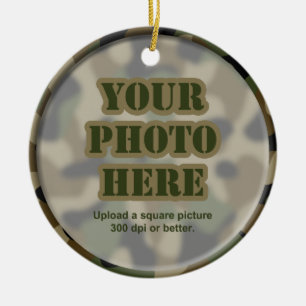 Ornement de cadre de camouflage (2 côtés)