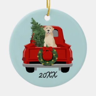 Ornement de camion de Noël du Laboratoire Jaune