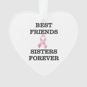Ornement de cancer du sein de soeur