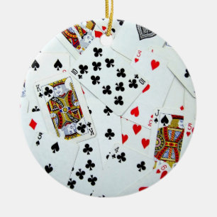 Ornement de cartes de jeu