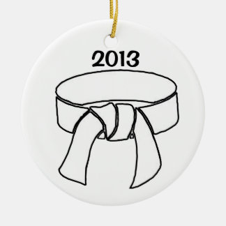 Ornement de ceinture de 2013 blancs