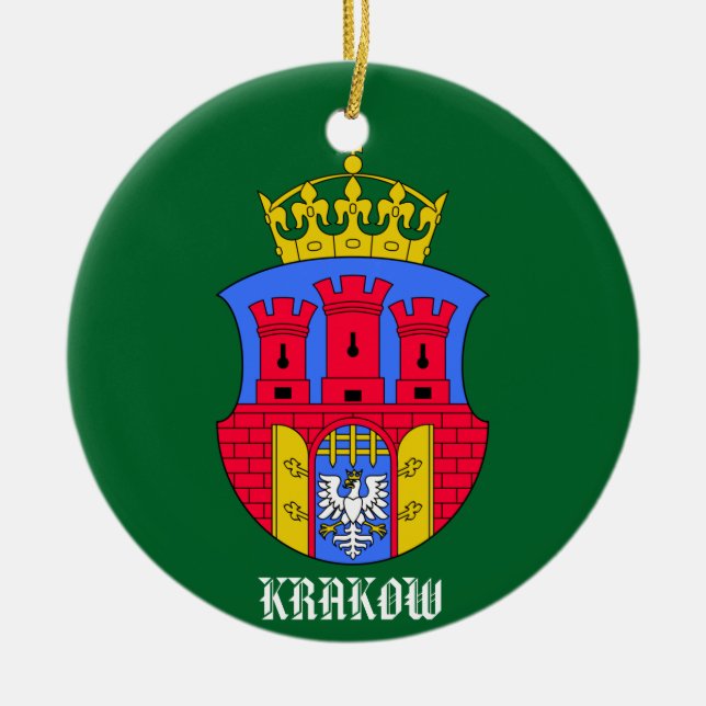 Ornement de cercle de Cracovie Pologne (Devant)