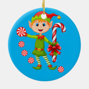 Ornement de cercle de Noël, Lutin